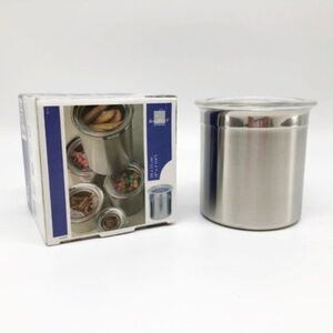 BergHOFF 2.5 Cups Silver Stainless Steel Canister 